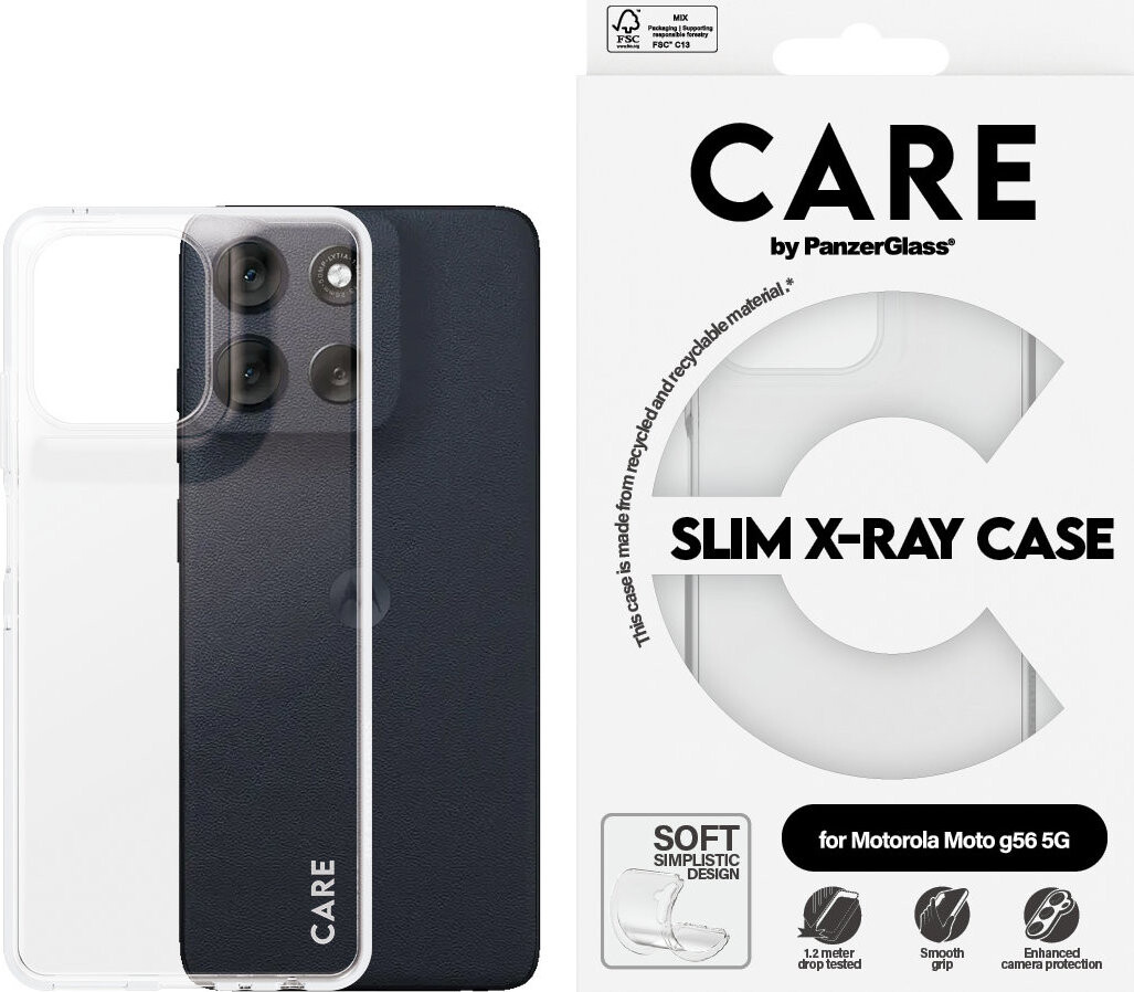 PanzerGlass CARE kryt Motorola Moto G56 5G X-Ray čirý