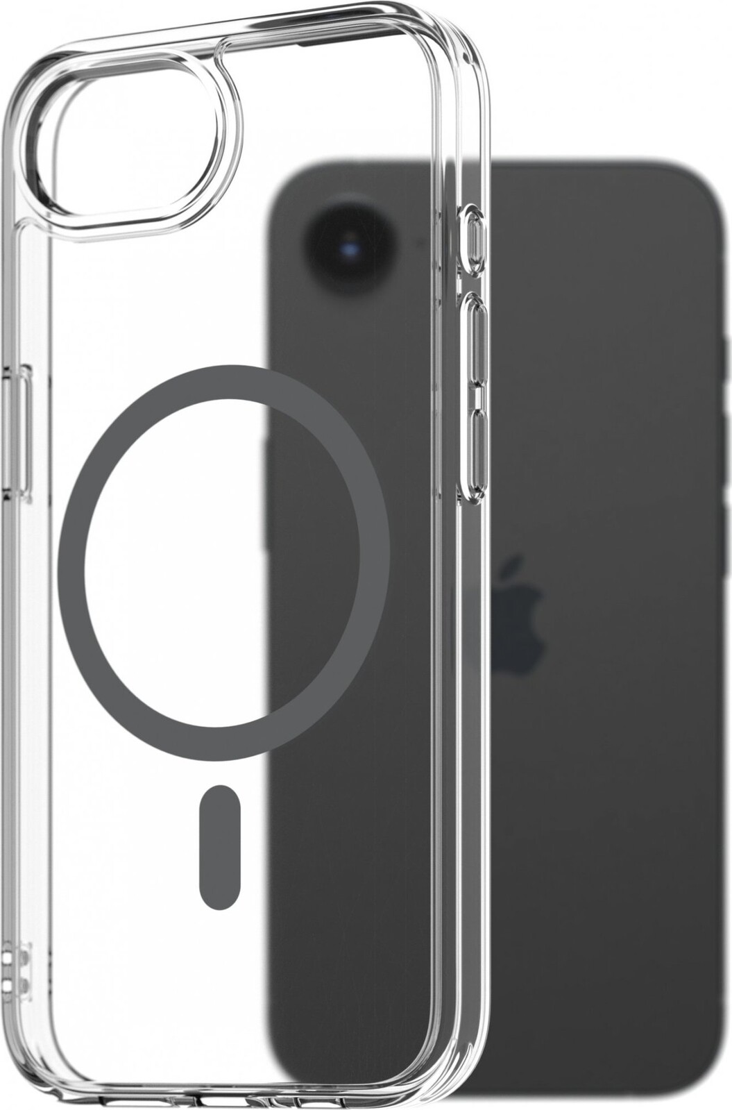 AlzaGuard Crystal Clear TPU Case Compatible with Magsafe pre iPhone 16e – sivý