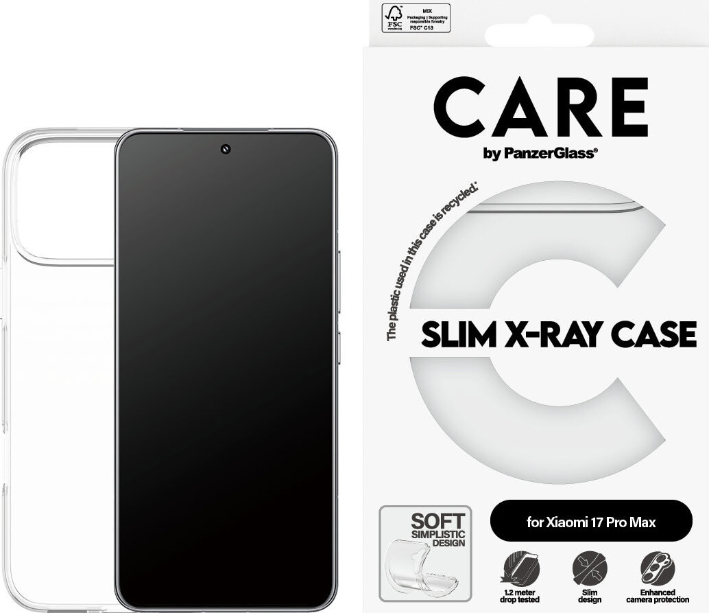 PanzerGlass CARE kryt Xiaomi 17 Pro Max X-Ray čirý