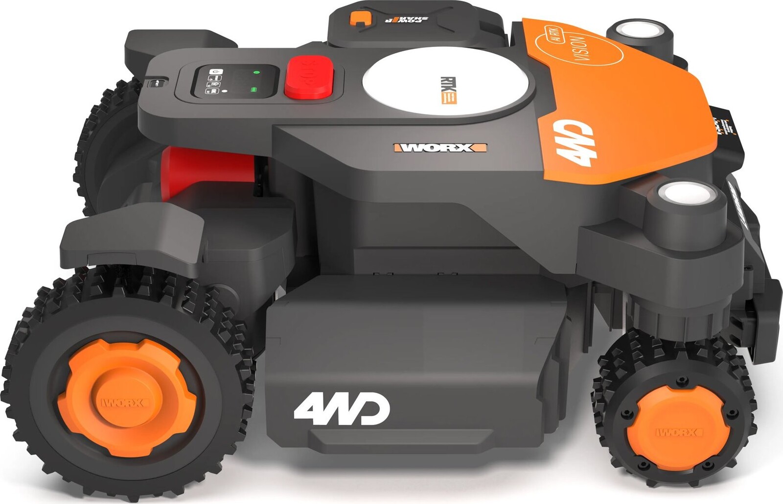 WORX Robotická kosačka WR341 Vision Cloud 4WD 1000 m2 (RTK + AI V-SLAM Stereo)