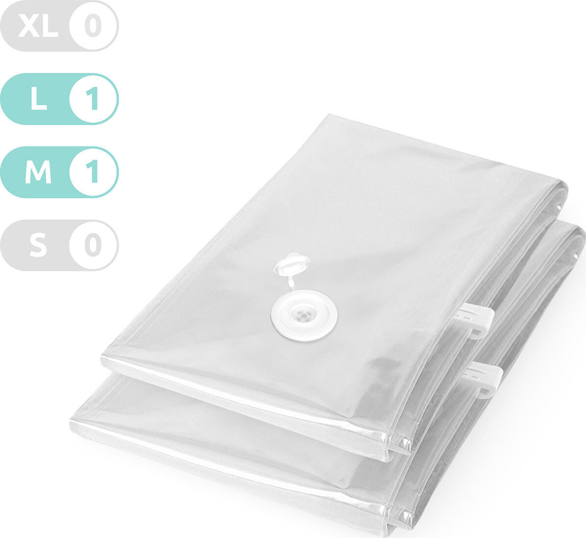 Compactor Súprava úložných vákuových vriec Compress M 70 l, L 120 l, 2 ks