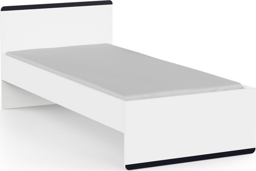 Nejlevnější nábytek Posteľ SOLMEN 90 × 200 cm, biela