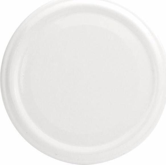Gastro Skrutkovacie viečka súprava 10 ks, biele 66 mm