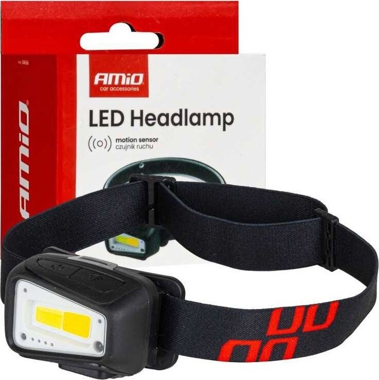 Amio Čelová svítilna nabíjecí LED 600 lm