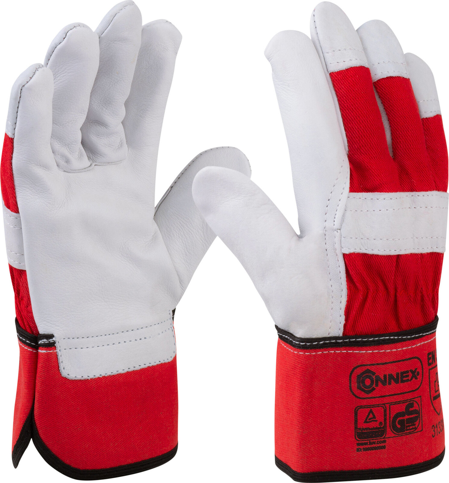 CONNEX Kožené rukavice, hovädzia useň, veľ. 11