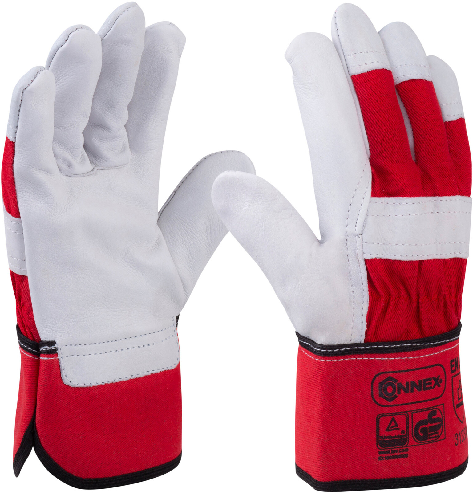 CONNEX Kožené rukavice, hovädzia useň, veľ. 10