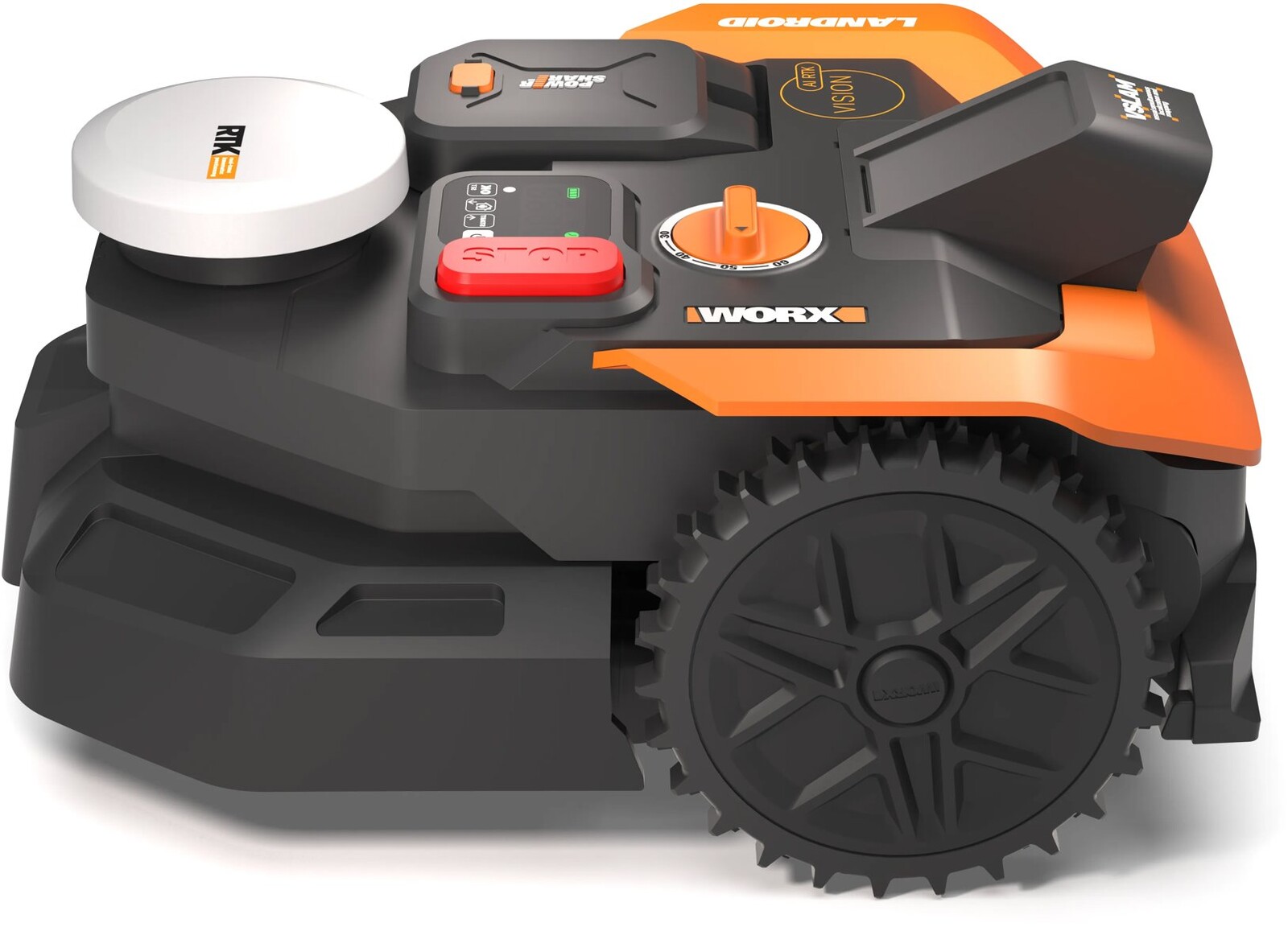 WORX Robotická kosačka WR305E Vision Cloud 500 m2 (RTK + AI V-SLAM Mono)