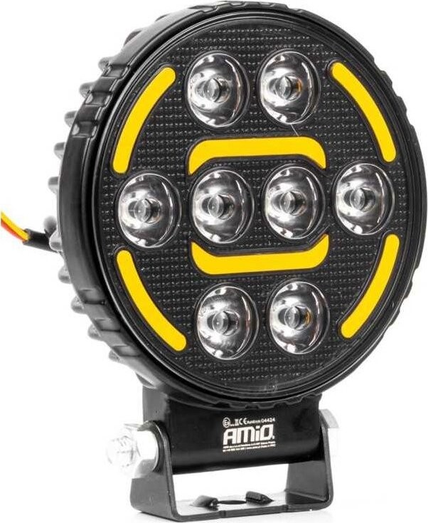 AMIO Světlomet LED pracovní kulatý 2400 lm