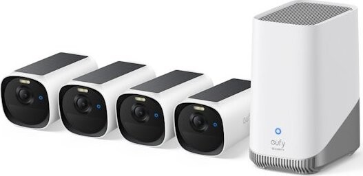 Eufy E40 (sada 4 ks + jednotka HomeBase 3) 2K biely