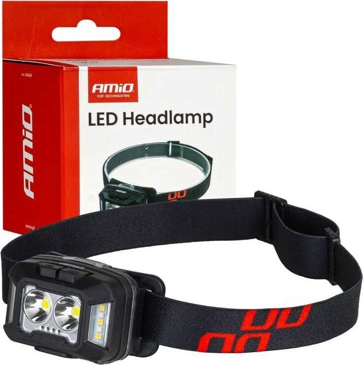 Amio Čelová svítilna nabíjecí LED 1200 lm