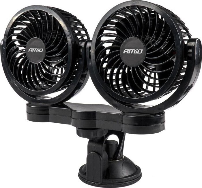 AMIO Ventilátor do auta s přísavkou 2x4
