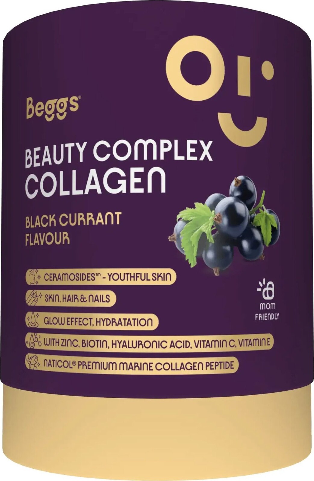 Beggs Beauty and Glow collagen Blackcurrant 30 × 5,8 g