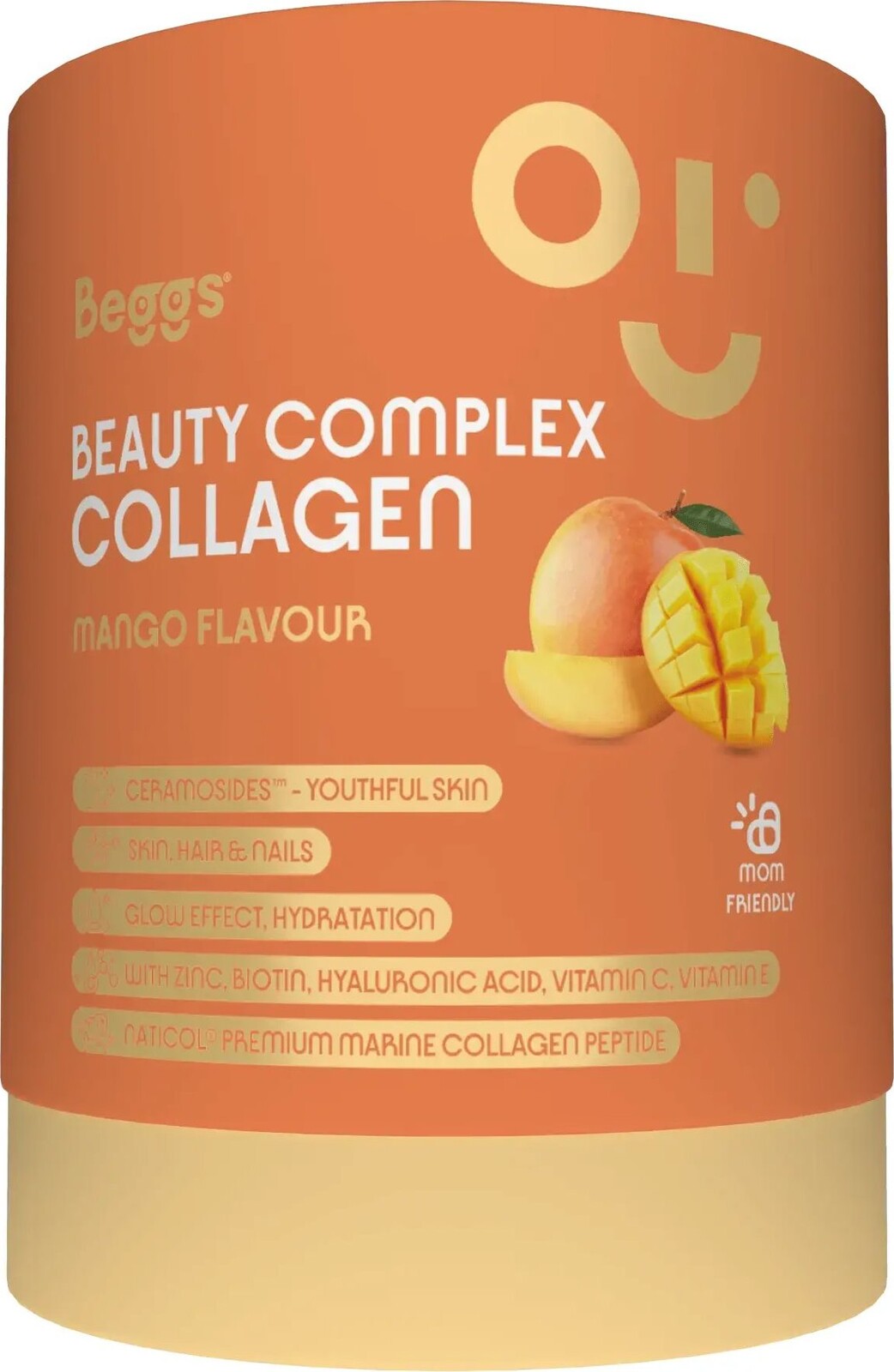 Beggs Beauty and Glow collagen Mango 30 × 5,7 g
