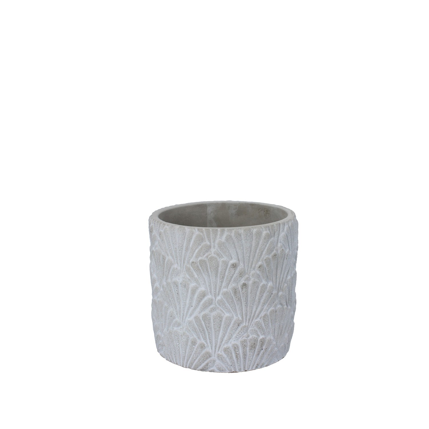 Cementový obal na květináč Purine 15 cm šedý