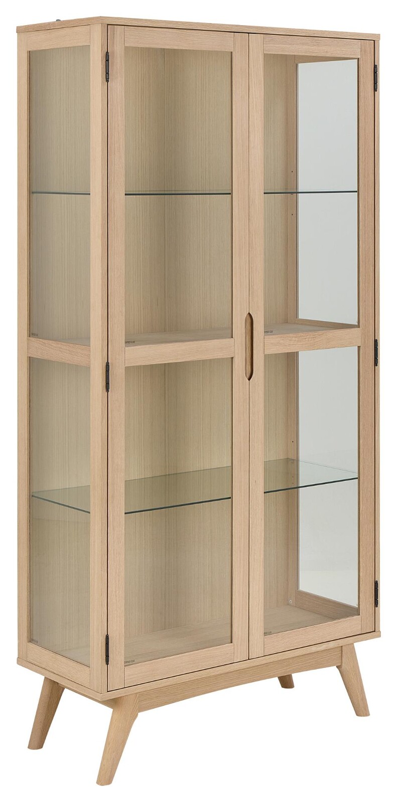 Vitrína Marte 94 cm dub bělený