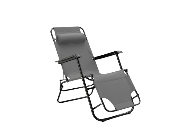Zahradní lehátko Rexie šedé