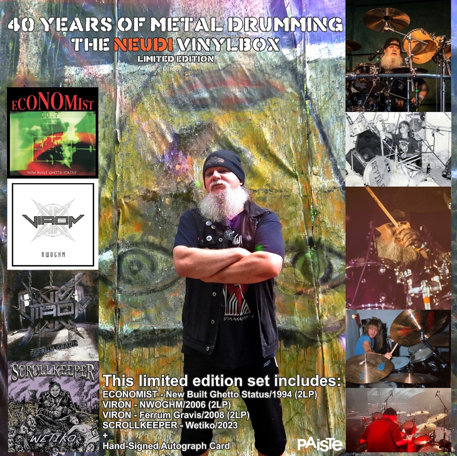 V/A - 40 Years of Metal Drumming, Vinyl