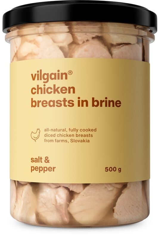 Vilgain Kuracie prsia v slanom náleve – so soľou a korením 500 g