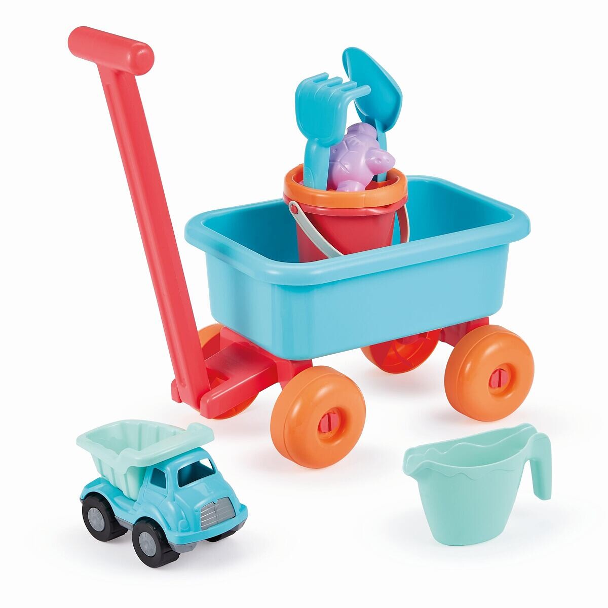 Ecoiffier Vozík s kanvičkou a setom na piesok