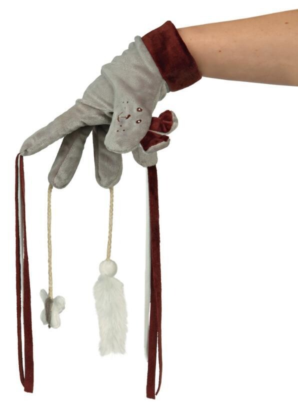 Trixie Rukavice s Hračkami a Strapcami - 30 cm