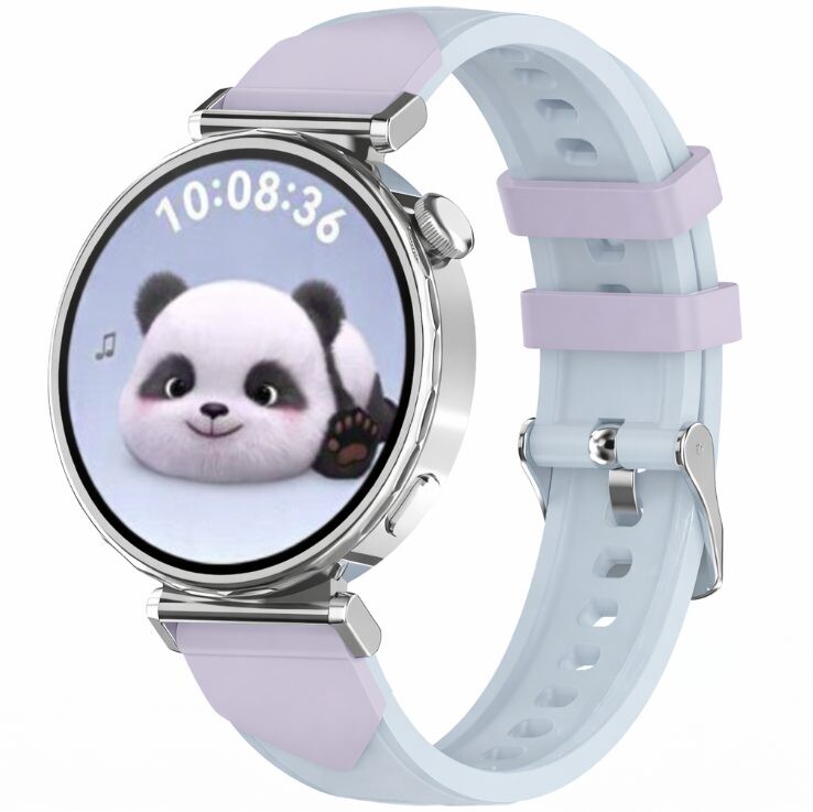 eses Silikonový športový remienok pre Huawei Watch GT 5 41mm a GT 6 41mm - Modro šedý, 18 mm