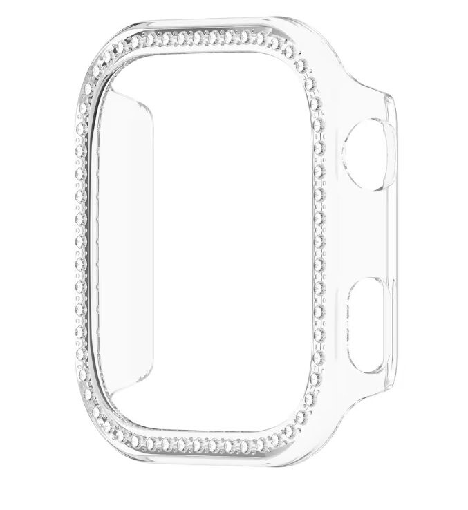 Ochranný rámček s kamienkami pre Xiaomi Redmi Watch 6 - Priesvitný