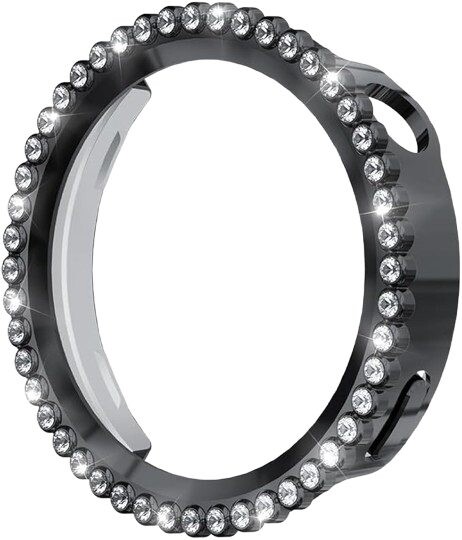 Ochranný rámček s kamienkami pre Huawei Watch GT 6 41mm - Čierny