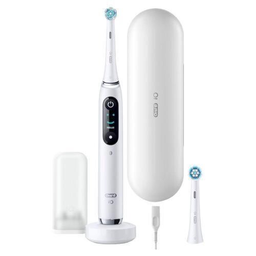Oral-B iO Series 9N elektrická zubná kefka, časovač, tlakový senzor, 7 programov, AI, mobilné aplikácie, biela
