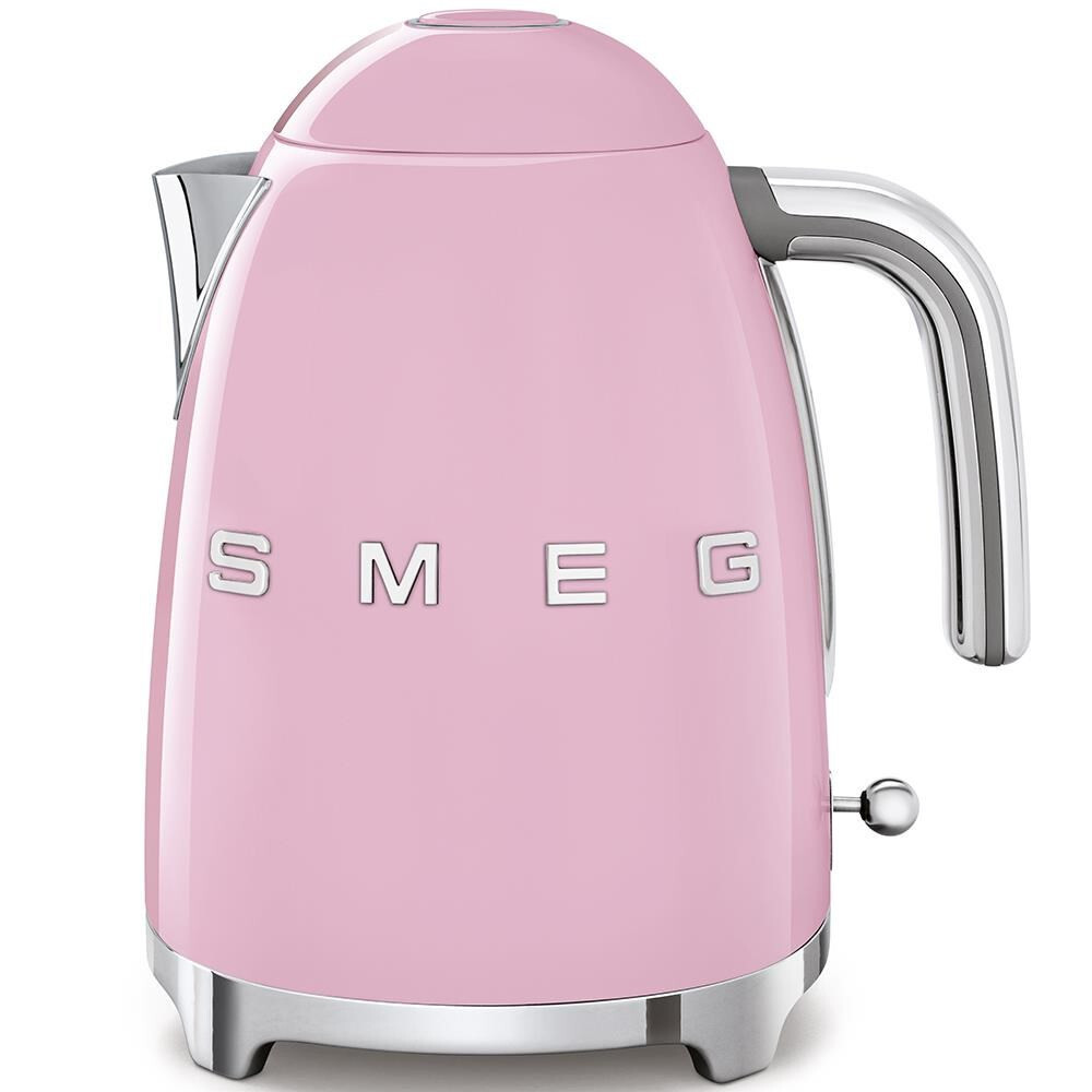 Smeg KLF03PKEU rýchlovarná kanvica, 1, 7 l (7 šálok), 2400 W, štýl 50. rokov, ružová