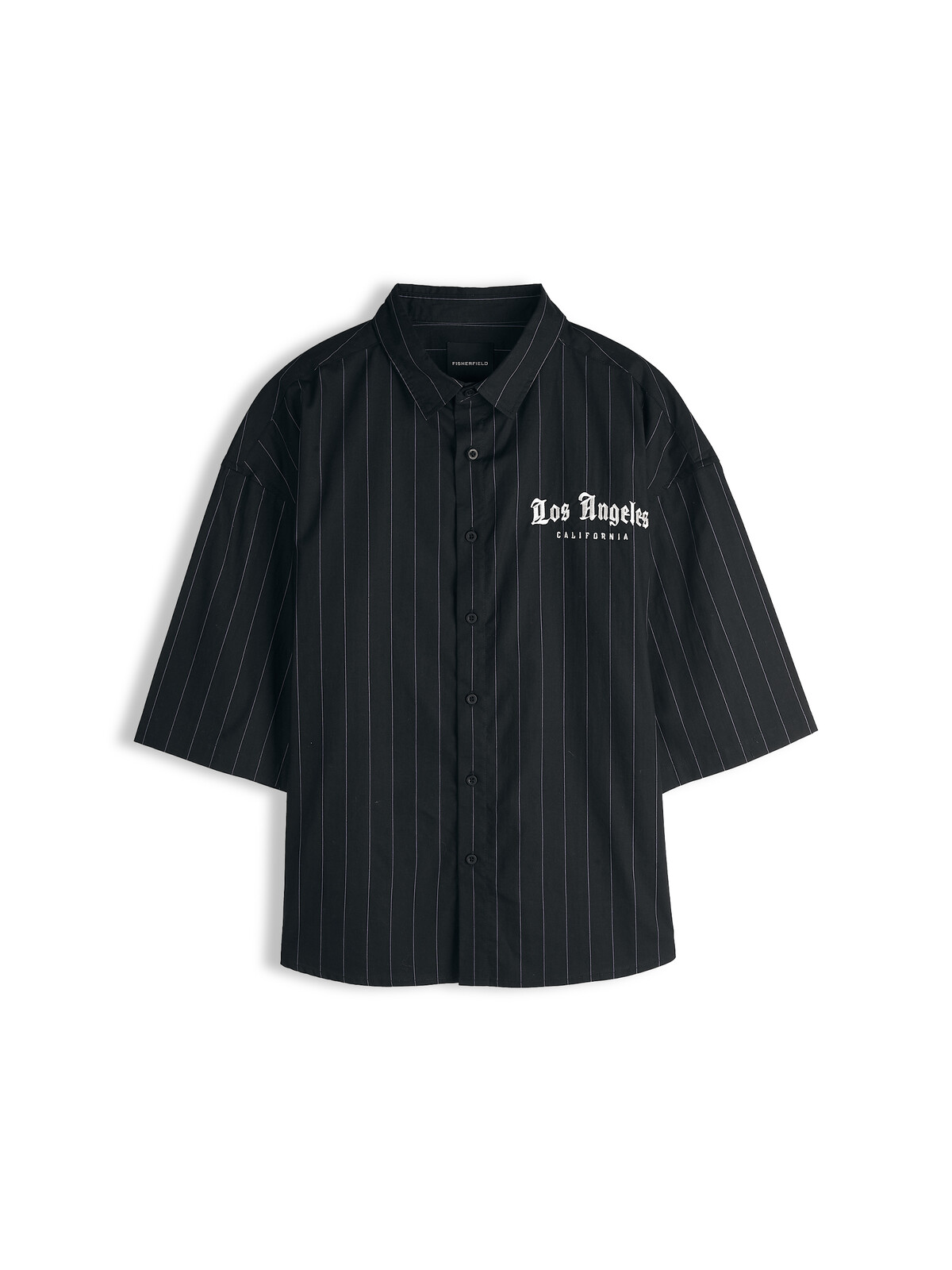 GATE Vyšívaná košeľa s krátkym rukávom boxy fit