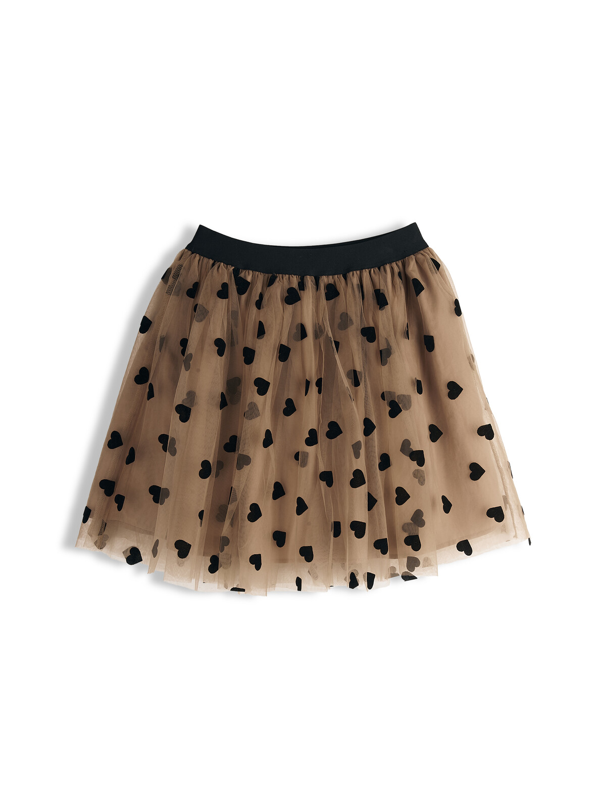 GATE Tylová sukňa so srdiečkami