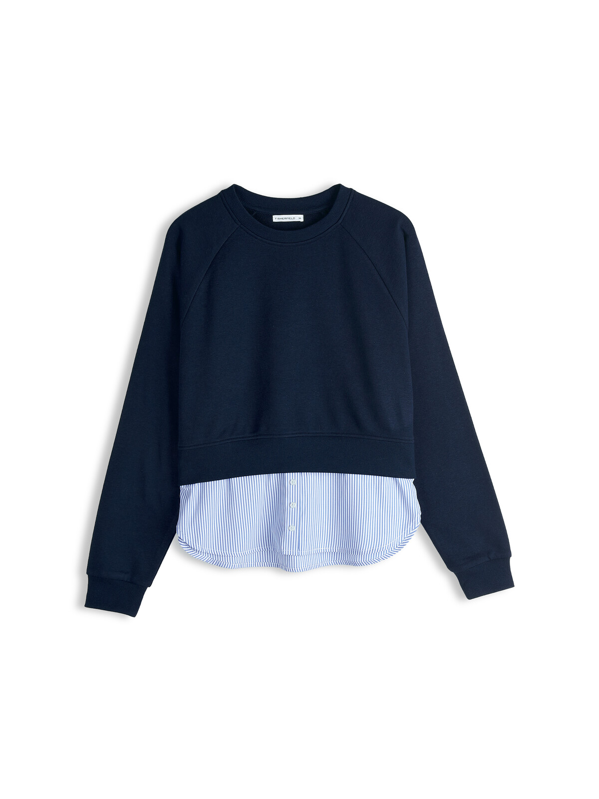 GATE Mikina s košeľovým detailom