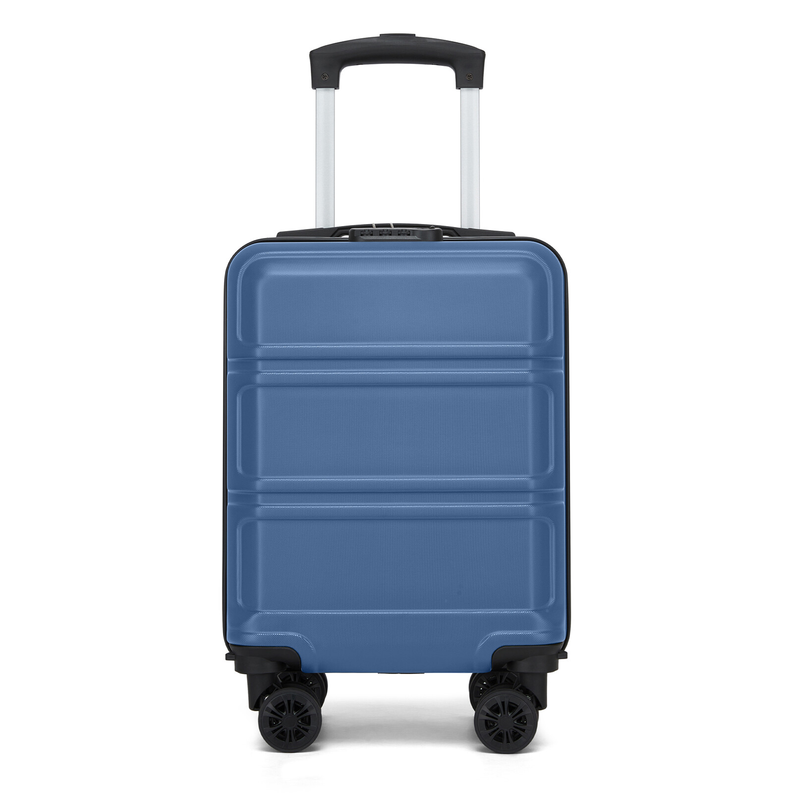 Príručný ABS+PC kufor s odnímateľnými kolieskami Kono 22L - navy - 45x30x20 cm