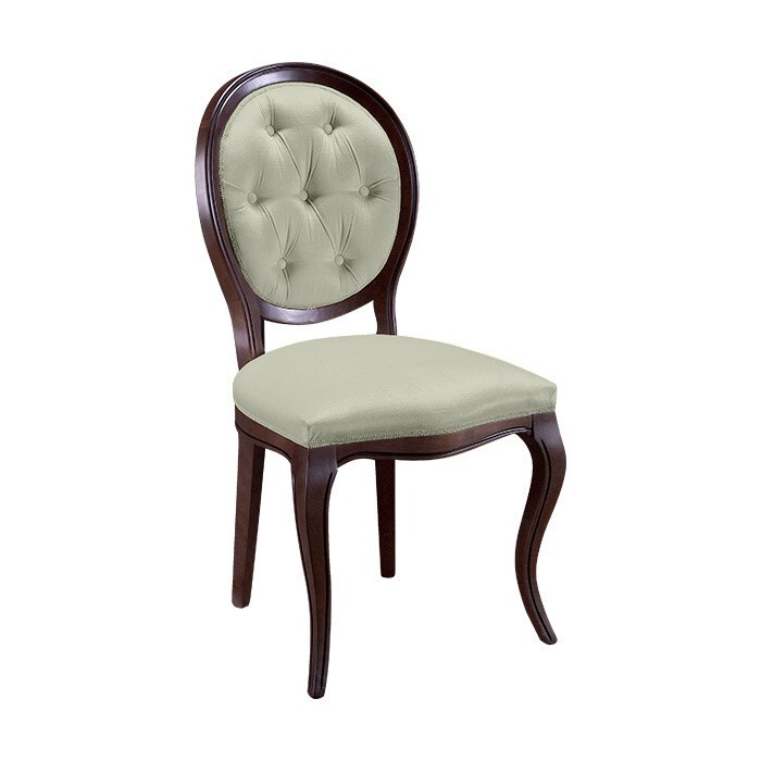 TARANKO Krzeslo S1 rustikálna jedálenská stolička hnedá / béžová (A9 2201)