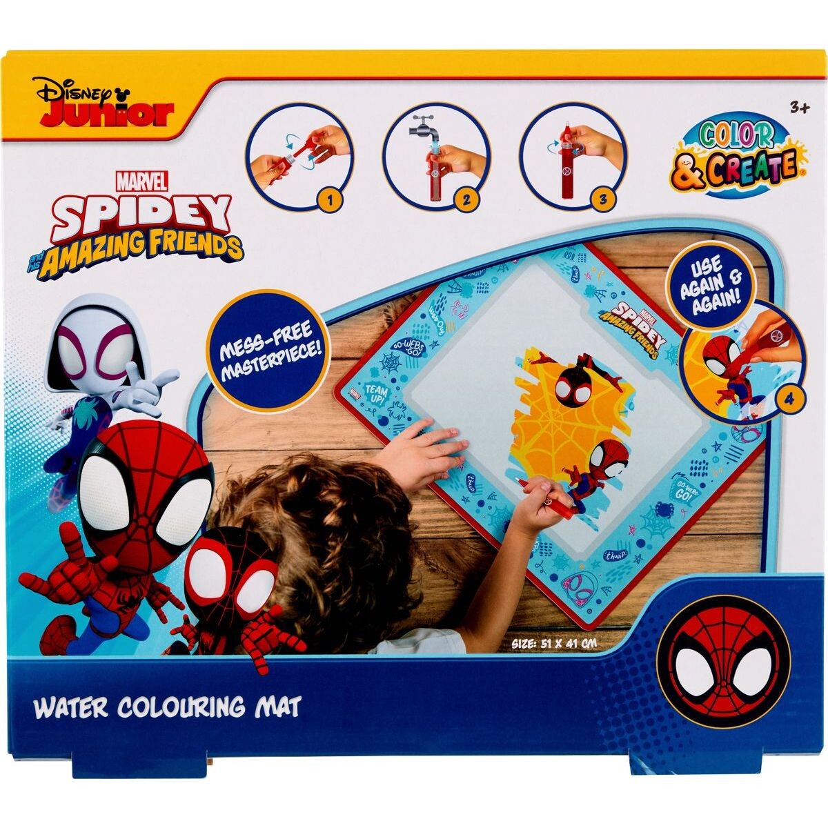 Alltoys Canenco Kreatívna podložka na vodné maľovanie Spidey