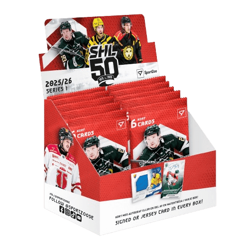 Sportzoo 2025-2026 Svenska hockeyligan SHL 1. séria Retail box - hokejové karty