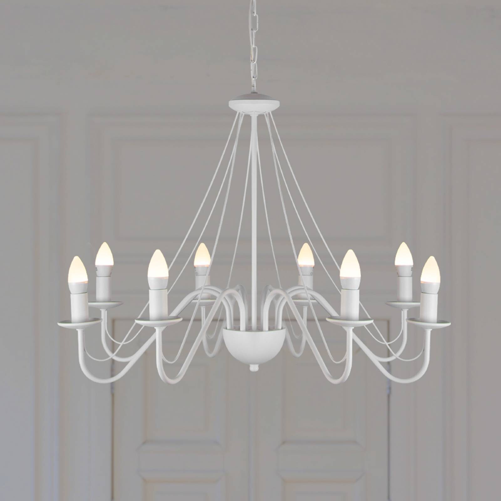 Luster Malbo, biely, kov, 8-pl.