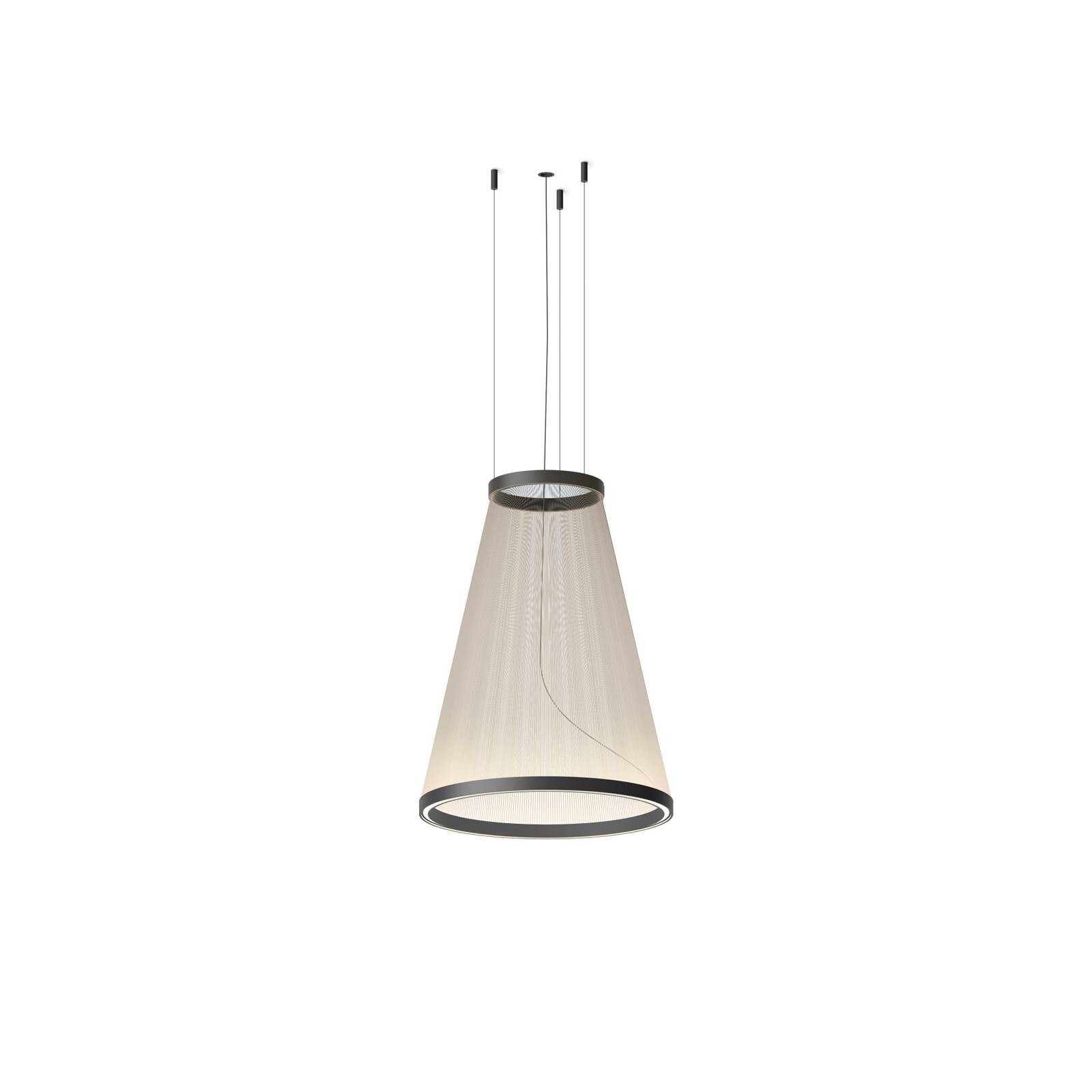 Vibia LED závesné svietidlo ARRAY béžová 71 x 55 cm kužeľ 927 stmievateľné
