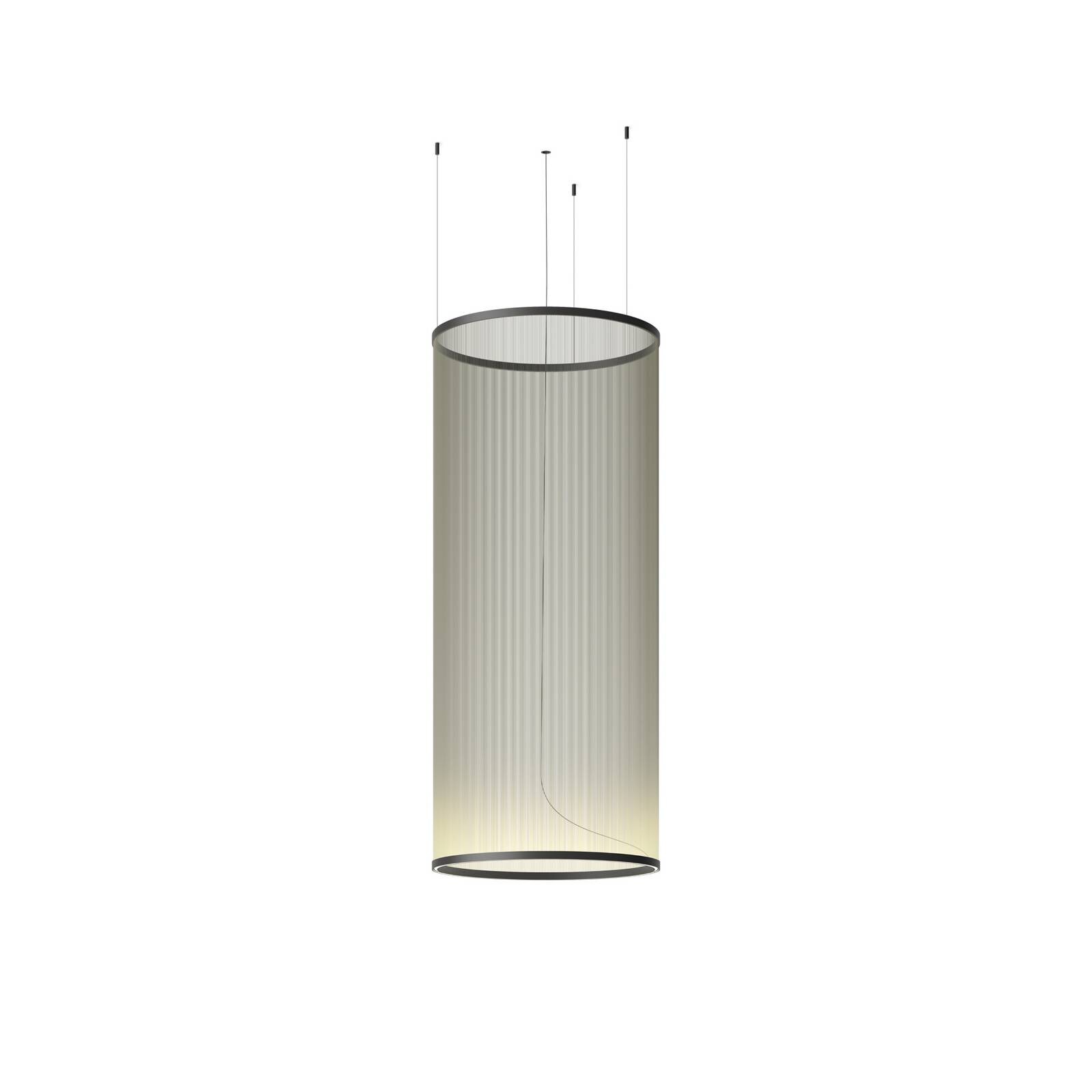 Vibia LED závesné svietidlo ARRAY zelená 193 x 83 cm valec 927 stmievateľné
