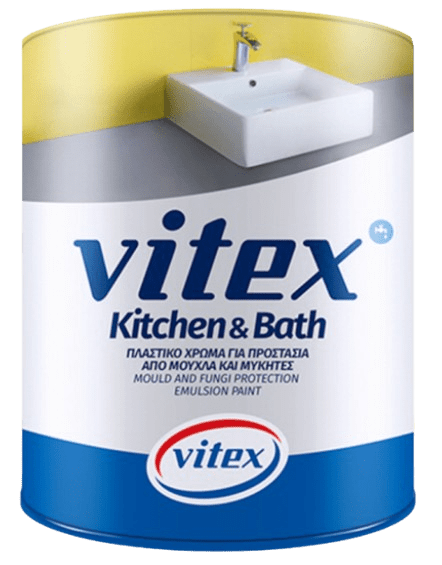 VITEX KITCHEN & BATH - Farba pre ochranu voči plesniam vo vlhkých priestoroch (biela, 3 L)