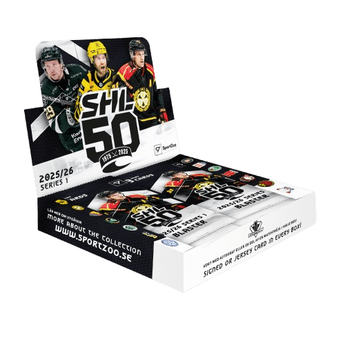 Sportzoo 2025-2026 Svenska hockeyligan SHL 1. séria Blaster box - hokejové karty