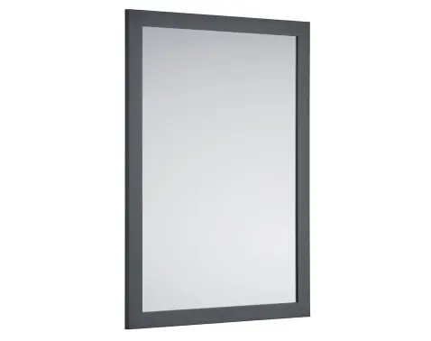 Nástenné zrkadlo Thea 48x68 cm, antracit%