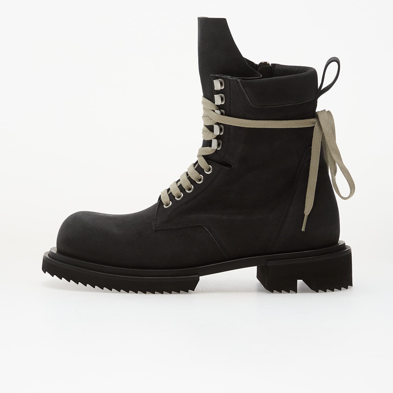 Tenisky Rick Owens DRKSHDW Leather Boots - Low Army Gabe Black EUR 44