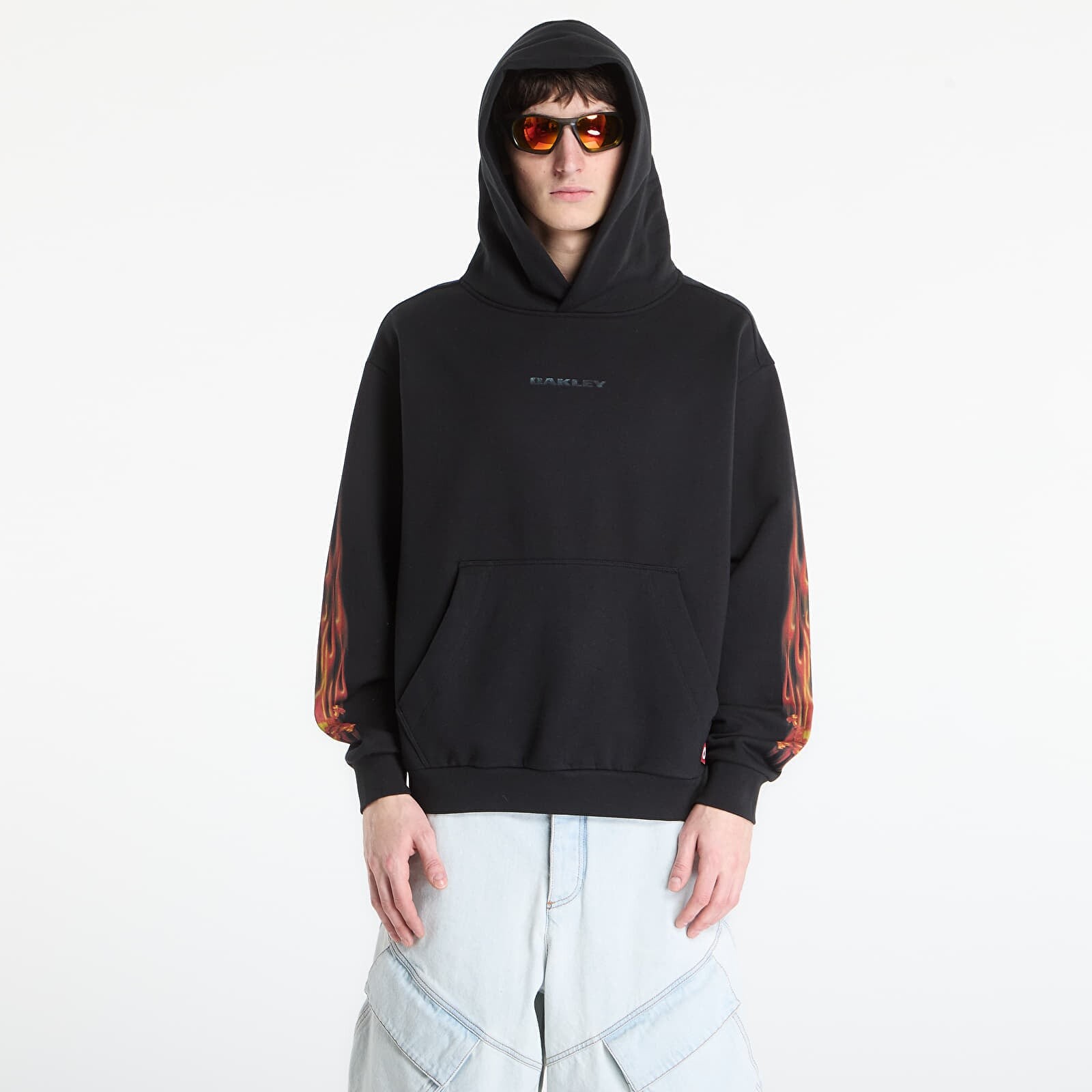 Mikina Oakley Fleece Hoodie Pitch Black M