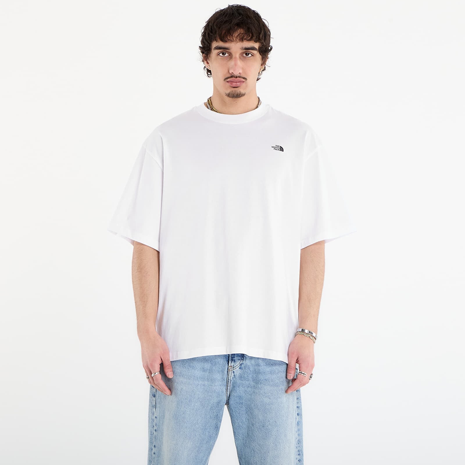 Tričko The North Face TNF Essential Simple Dome Os Ss Tee TNF White XL