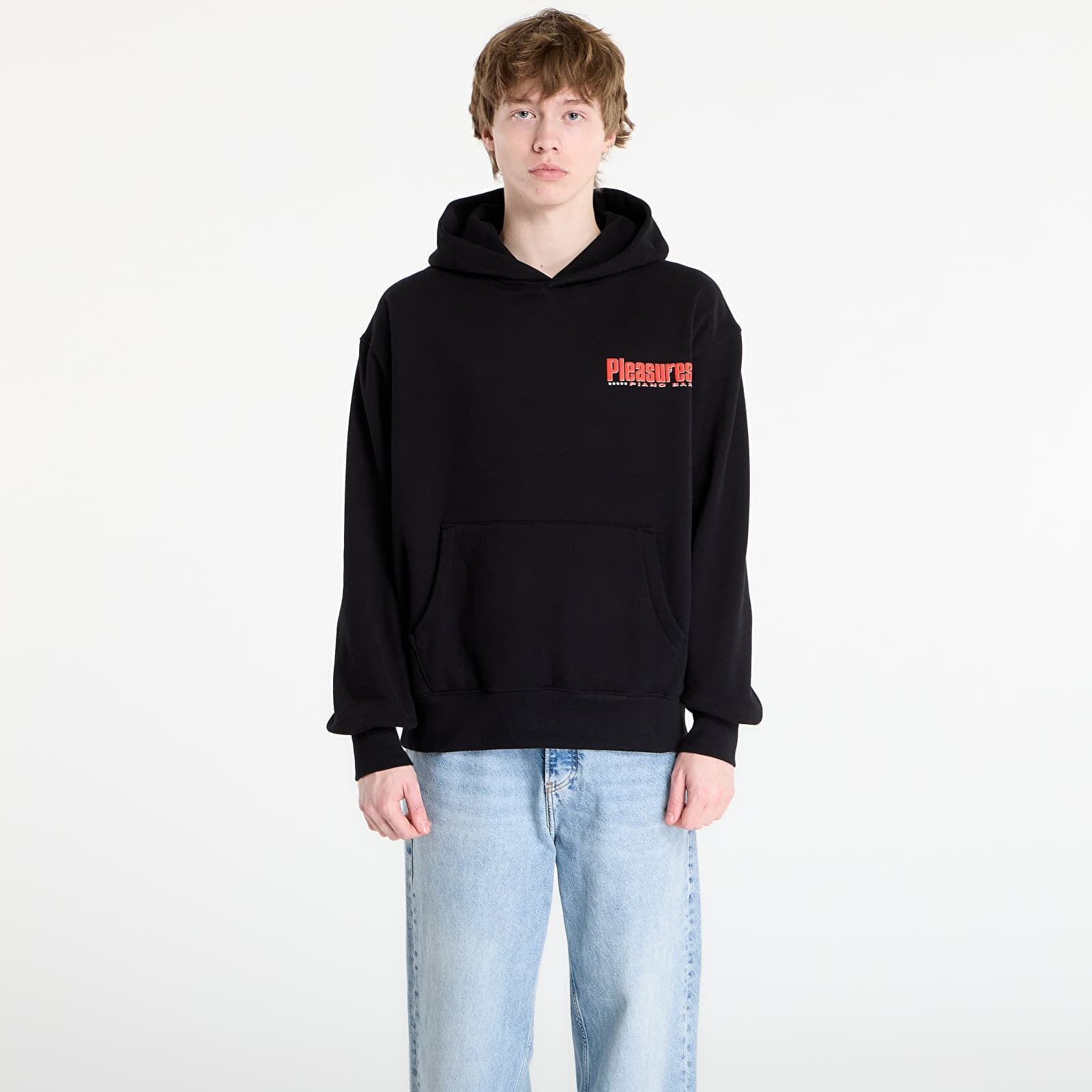 Mikina PLEASURES Piano Bar Hoodie Black L