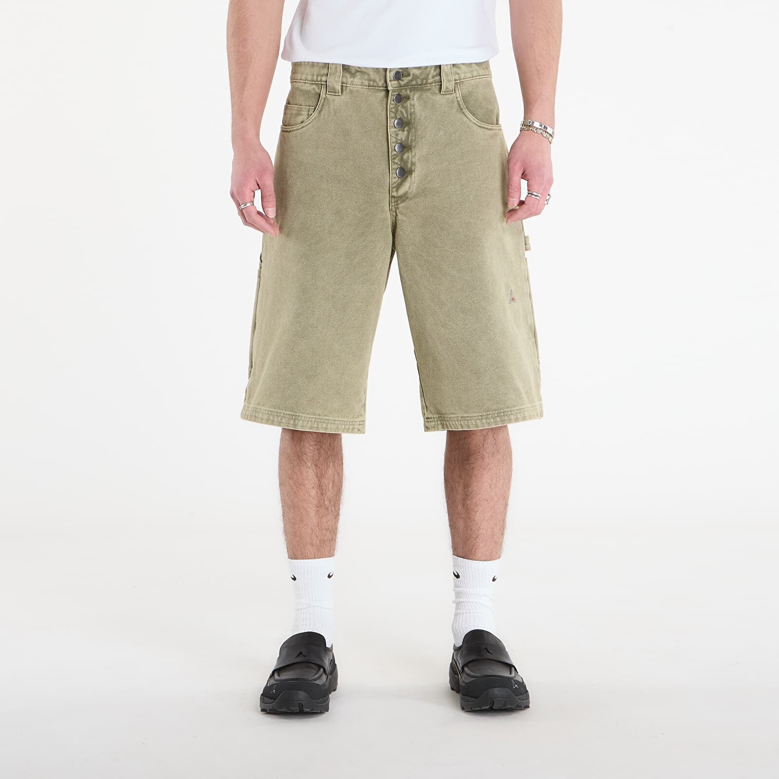 Šortky ROA Ash Canvas Shorts Sage Green S