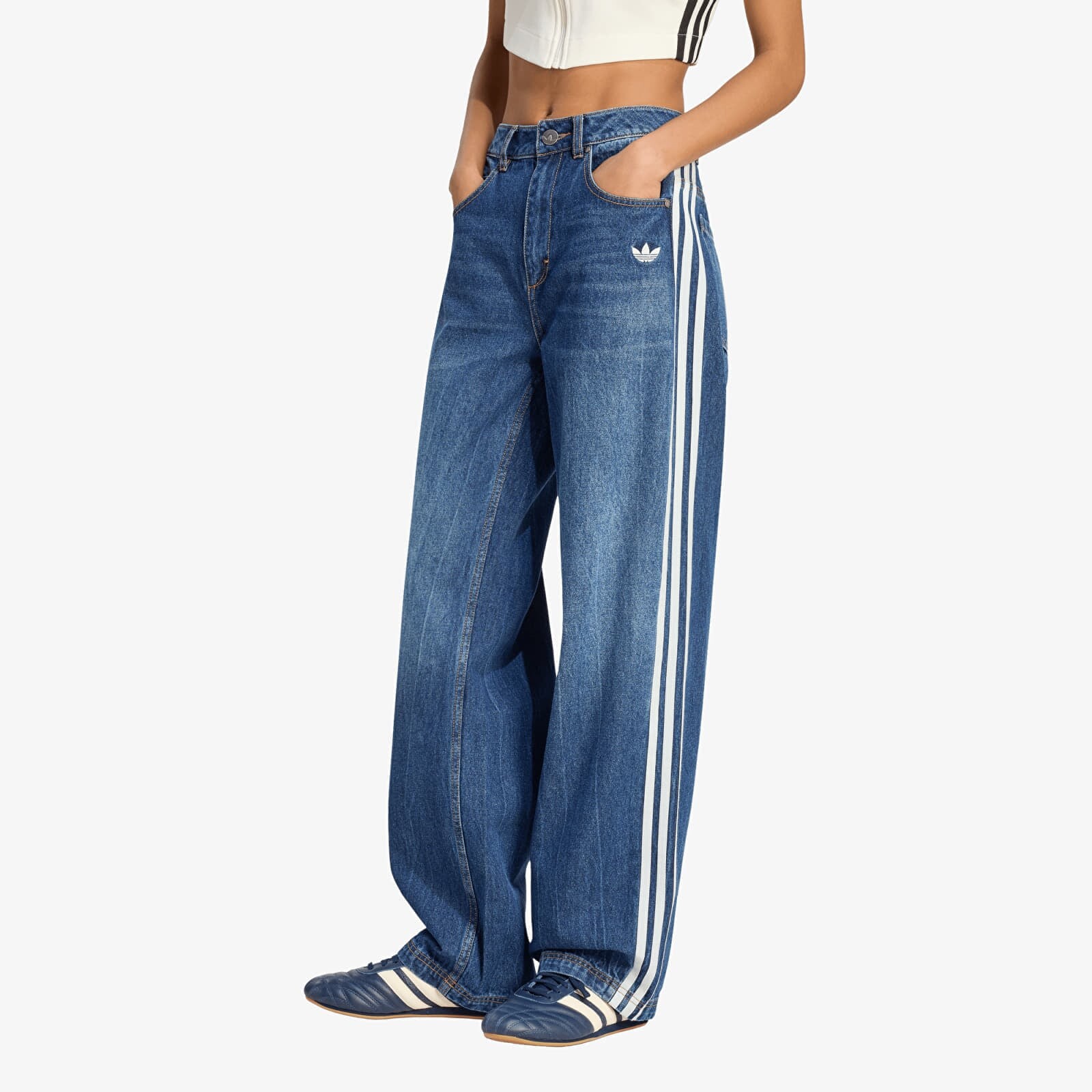 Džínsy adidas Dad Jeans Inddnm W28/L30