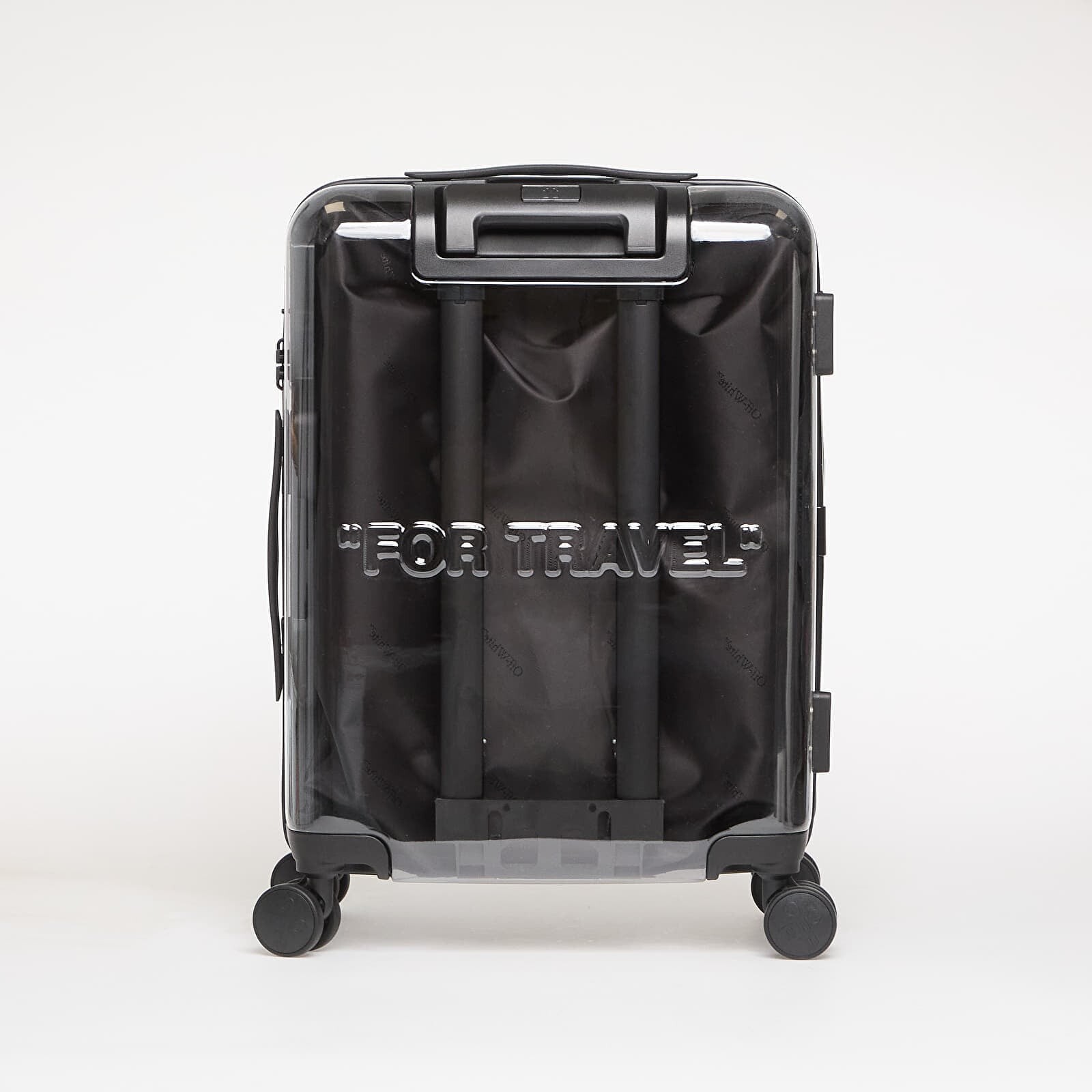 Off-White Quote Arrow Trolley Bag Transparent/ Black Universal