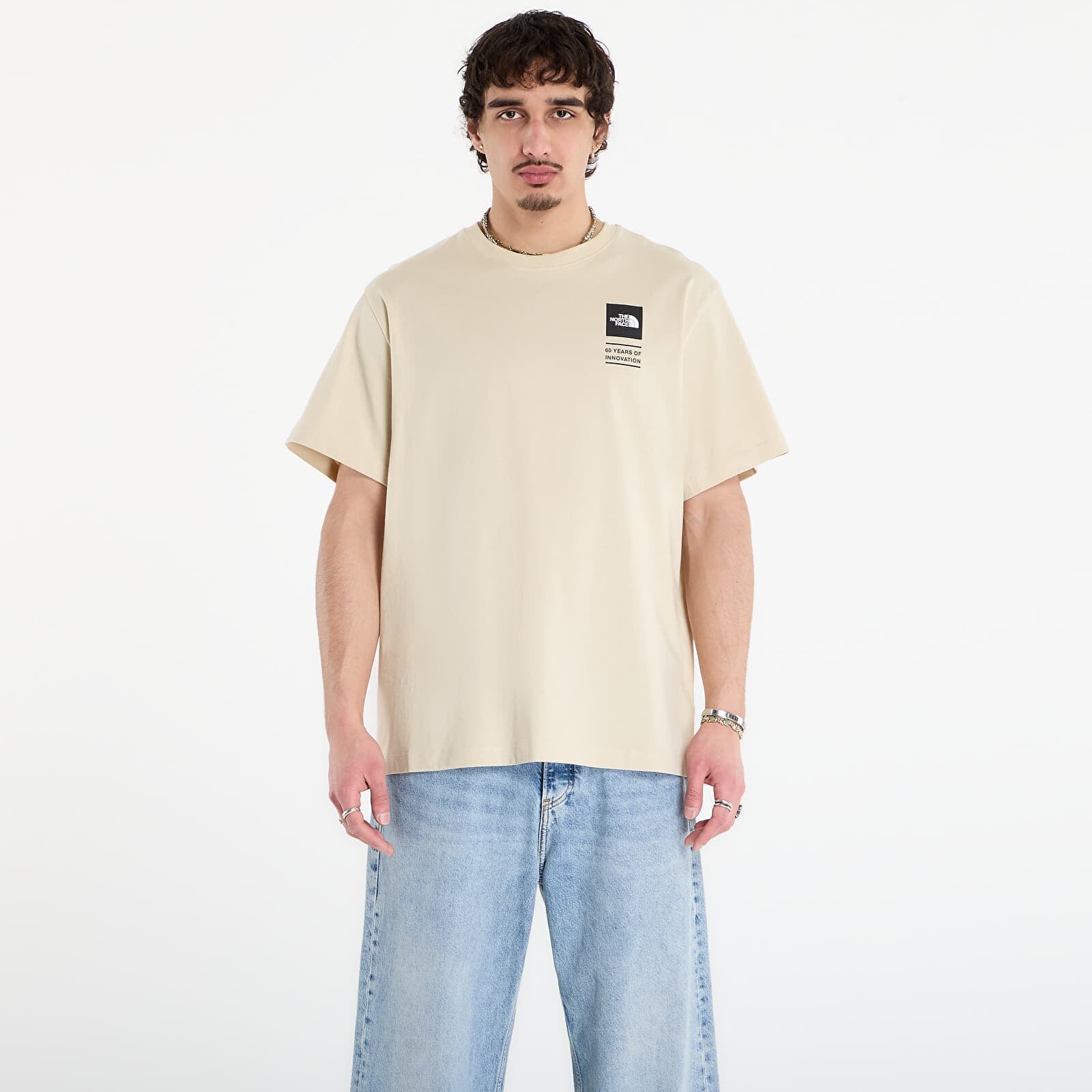 Tričko The North Face Icon Celebration Regular Short Sleeve Tee-Graphic Desert Stone XXL